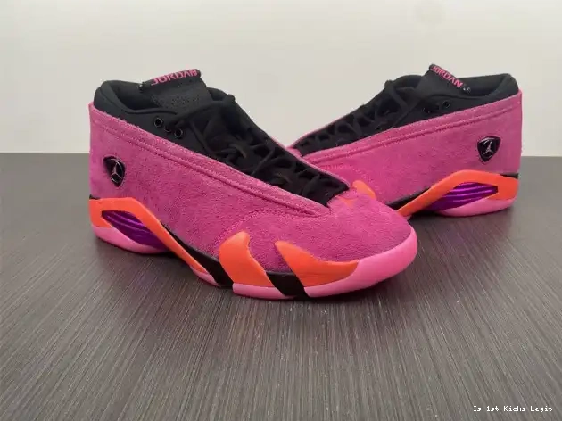 14 (W) Low Jordan DH4121-600 Retro Pink Shocking 0529